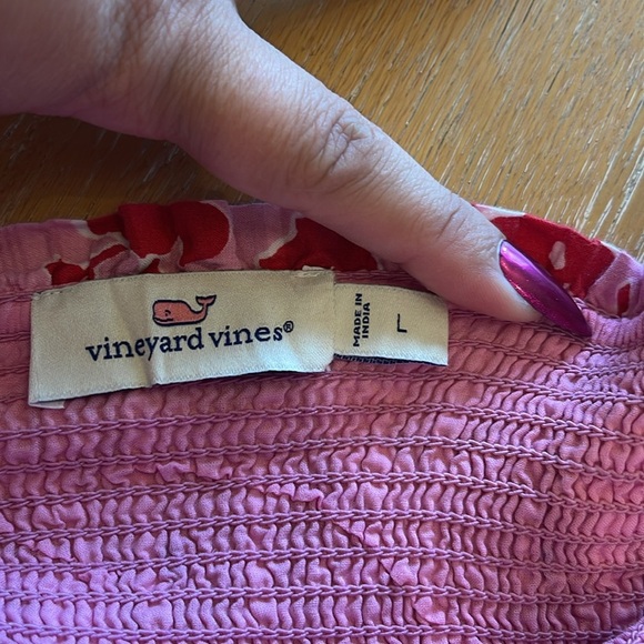 Vineyard Vines 100 % Cotton Girls Floral Skirt SZ Large - Picture 4 of 5